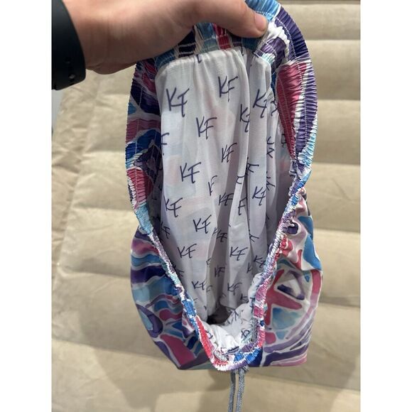 Kenny Flowers Mens XL Watercolor Swim Trunks Shorts - Picture 4 of 7